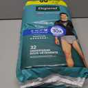 Depend FIT-FLEX Incontinence Underwear for Men, Maximum Absorbency, Disposable, S/M, Grey, 32 Count
