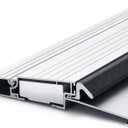 Blulu 36" Aluminum Exterior Door Threshold 5 5/8" Outdoor Swing Threshold Heavy Duty Adjustable Aluminum Door Sill Pan for Weatherproof & Easy Install for Residential/Commercial Use, Silver (1 Pcs)
