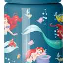 Simple Modern Kids Summit Water Bottle with Straw Lid | Disney Little Mermaid 14oz Stainless Steel Cup Insulated Tumbler for Girls, School | Ariel's Day Dream