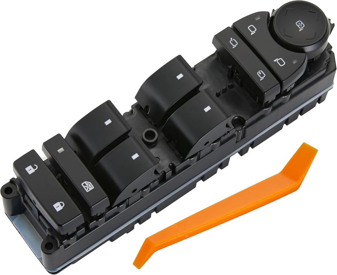 ZAPOSTS Power Window Switch Fits for Chevy Silverado Avalanche 20072013,Suburban Tahoe for GMC Sierra Yukon XL 1500 2500 3500 for Cadilla Escalade 20072014.OEM 20835553.Left Driver Contro Switch