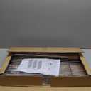 Simple Deluxe 3-Tier Storage Shelves, 750 Lbs Loading Capacity, 24.02" W x 13.78" D x 21.97" H Shelving Unit for Garage, Pantry and Kitchen, Chrome