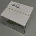 OGANAZI Modern Clear Coaster Set of 5- Glass Coasters for Drinks Crystal Coasters Round Cup Mat Coffee Table Decor for Office, Kitchen, Bar, Dining Room, Living Room, Patio(Clear Blue)