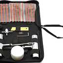 24PCS Car Tire Repair Kit, Heavy Duty Vehicle Emergency Punctures & Plug Flats Patch Tool Box, Automotive Tubeless Tire Repair Assortment, Universal for Sedan, Truck, RV