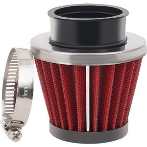 AHL Red 42mm Universal Air Filter Fit for Pod / 150cc-250cc Motorcycle Scooter ATV Dirt Bike/50cc 70cc 90cc 110cc 125cc Coolster Tao Tao Sunl/Quad Go Kart Pit Dirt Bike Parts