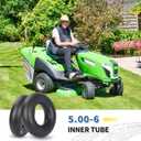 GICOOL 13x5.00-6 Inner Tube, 2 Pack with TR-87 Valve Stem, Heavy Duty, Universal Fit for Razor Dirt Quad Lawn Mowers, ATVs, Yard Tractor, Snow Blower
