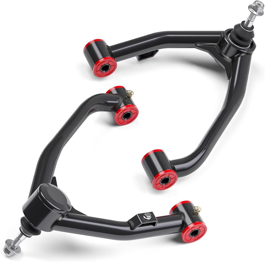 2-4" Lift Upper Control Arms for 0718 Chevy Silverado 1500/GMC Sierra 1500 6 Lug, Chassis & Suspension Control Arm Kit with Ball Joints Fits Tahoe/Yukon/Suburban 1500, Replaces OE Stamped Steel Arms