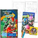 Power Rangers Mini Party Favors Set - Bundle 24 Mini Grab n Go Play Packs with Coloring Pages, Stickers and More Birthday Party Supplies