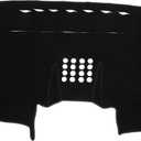 Dash Cover Compatible for Toyota Prius 2004-2009, Non-Slip Polyester Black Center Console Dashboard Cover Pad Carpet