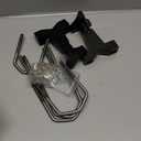 2Pcs High Lift Universal Mount 1"-2.5" for Front Tube Adjustable for Jack Tube Mount Bracket for Jeep for Wrangler JK TJ Roof Rack Front(Black)