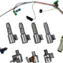 1set 5 Speed Transmission Solenoids Valve Kit U150 U151 U151E Transmission Solenoid Kit with Harness Replacement for Alphard Camry Corolla Highlander RAV4 ES250 ES300 Pontiac Vibe GT