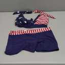 Fourth of July bikini American Flag Swimsuits for Women USA Bathing Suit Red White Blue Swimsuit Patriotic T American Flag, 2 XL (12-14)