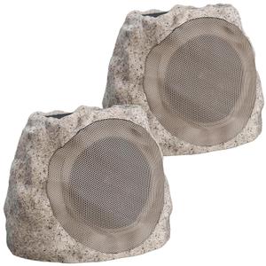 Outdoor Speakers With Lights Show Bluetooth Speakers Waterproof Patio TWS Connection Outdoor Bluetooth Speakers Wireless Solar Powered and Rechargeable Rock Speakers for Patio Pool 2Packs(Stone). One works the other one don't seem to work.