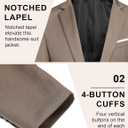 COOFANDY Mens Blazer Sport Coats Casual Slim Fit Suit Jacket Business One Button Blazers (XL)