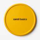 Pack of 2 Cemil Basics Dog Frisbee – Soft Rubber Flying Disc Toy for Small Dogs, 9” Yellow – Safe, Lightweight & Fun