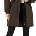 CANADA WEATHER GEAR Women's Heavyweight Long Parka Jacket (X-Large, Olive Natural)