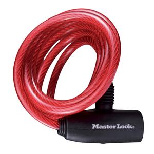 Master Lock Bike Lock Cables with Key, Blue, Green, and Red 1-Pack of Keyed-Alike Bicycle Cable Locks, 6 ft. Long, 8127TRI Master Lock Bike Lock Cables with Key, Blue, Green, and Red 1-Pack of Keyed-Alike Bicycle Cable Locks, 6 ft. Long, 8127TRI