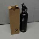 Hydro Flask Water Bottle - Insulated Stainless Steel - Non Spill, Leakproof in 21 Oz Black