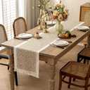 Table Runners 119 Inches,Waterproof Boho Table Runner with Tassel Fringe,Table Runner for Party Coffee Table
