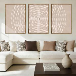 Framed Jesus Wall Art Jesus Feeds The 5000 Canvas Wall Art Christian Paintings Neutral Painting Artwork for Living Room Bedroom Office 16x24 Inch Set of 3