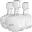COOLWUFAN Outlet Wall Mount Holder for eero 6 or eero 6+ mesh Wi-Fi System [NOT Fit for eero mesh], No Messy Wires, Easy to Install Mount Holder for eero 6 & eero 6+ mesh Wi-Fi System (3 Pack), White