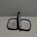 FYY Travel Cable Organizer Pouch Electronic Accessories Carry Case Portable Waterproof Double Layers All-in-One Storage Bag for Cord, Charger, Phone, Earphone Black