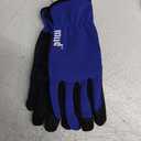 MUD Everyday Women's High-Dexterity Reinforced Synthetic Leather Palm Work Gloves (Medium/Large, Blue)