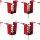 PATIKIL Ceiling Spring Vibration Isolator Hangers, 8 Pack 66lbs Mechanical Vibration Damping Mounts Anti Vibration for A/C Air Processor Bedroom Theater Studio,(HV) Red