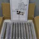 Mantello Clear Acrylic Frame - 5x7 Acrylic Picture Frames, Set of 12 - Modern, Minimalist Front-Loading Photo Frame - Wall Mount or Desktop Stand - for Home, Office, or Business Display,12-Pack