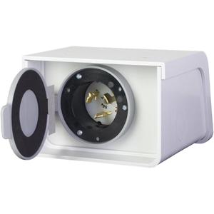 Reliance Controls Non-Metallic Power Inlet Box, Amps 50