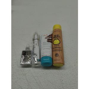 Sun Bum Revitalizing Conditioner; Moroccanoil Color Depositing Mask; COLOR WOW Dream Coat Supernatural Spray; Kenra Professional Platinum Silkening Gloss