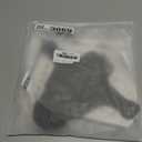 FIFTY-FIFTY Mountain Bike Fender, MTB Mudguard, Front and Rear Compatible Bicycle Mudguard, Fits 26", 27.5", 29", Plus Size and Fat Bike Wheel Sizes (Black+Black)