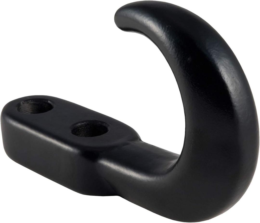CURT 22430 Black Steel Tow Hook, 10,000 lbs Capacity