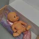 BABESIDE Mermaid Baby Doll Girl, 15-Inch Realistic Soft Baby Dolls with Shiny Mermaid Tail & Accessories, Cute Mermaid Toys for Girls Ages 3+ Kids, Christmas, Birthday