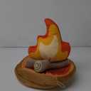 3 Pcs Pretend Campfire Set Includes 1 Fake Campfire Plush Toys and 2 Wood Pillow Pretend Camping Set for Kids Home, Couch, Sofa, Bedroom, Living Room Decor, Camping Themed Decor Toys