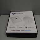 Round Square Shower Head Ultra-thin large area 8" 10” 12” Chrome Stainless Steel Water Rainfall Overhead,8 inch