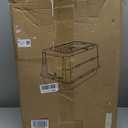 Enclosed Stainless Steel Cat Litter Boxs 21" L x12.2 W x 16.5" H with Litter Mat & Scoop.
