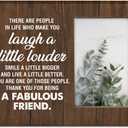 TSUYAWU Gift for Friends, Friendship Gifts for Women Friends Men, Rustic Best Friend Wood Picture Frame 8 x 10 Inch Tabletop and Wall Mounting (Display Photo 4 x 6 Inch)