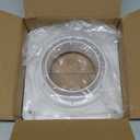 Dryer Vent Connector Kit, Dryer Vent Wall Plate with Quick Connect & Disconnect, Twist Lock Dryer Duct Connector Kit Fits 4 Inch Tubes, Covers Area 7 Inch x 7 Inch, for Dryer Washer Bathroom (No hoses)