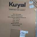 Kuyal Office Chair Mat for Carpet, 32x48 Clear Heavy Duty Computer Chair Mat, Under Desk Protector Carpeted Floors Mat, Easy Chair Movement,Ship Flat