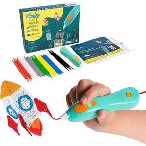 3Doodler Start+ Essentials 3D Pen Set for Kids, Easy to Use, Learn from Home Art, Educational STEM Toy for Boys & Girls Ages 6+