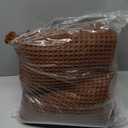 MIULEE Set of 2 Waffle Bathroom Runner Rugs, Fall Boho Bath Rug Non Slip, Super Absorbent Runner Bath Mats, Rubber Backed Shower Mat for Hallway Bedroom Laundry Room, Terracotta, 2'x6'(24x72 Inch)