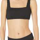 Billabong Women's Standard Summer High Square Bralette Bikini Top (X-Large, Black)