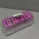 WILLBOND 60 Pcs Short Perm Rods Natural Hair Perm Rods with Elastic Rubber Band Non Slip Plastic Perming Cold Wave Kit for Women Hairdressing Styling Tool(0.75 Inch,Purple) (1 Count (Pack of 60))