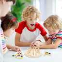 Wooden Memory Chess Matching Game: Family Board Games for Kids and Adults, Montessori Preschool Learning Educational Toy, Birthday Gift for Age 3 4 5 6 7 8+ Boy Girl