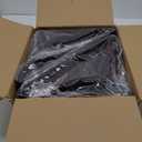 HOUSE DAY Premium Velvet Hangers 50 Pack Black, Non-Slip Flocked Felt Hangers, Sturdy Clothes Hangers with 360 Rotatable Hook, Heavy Duty Coat Hanger, Durable Slim Hanger for Closet Space Saving