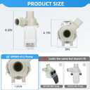 DP040-012 4681EA1007A 2649379 Washer Drain Pump Replacement (OEM) for LG WT1101CW, WT1201CV, WT1201CW, WT4870CW,WT1501CW, Kenmore 796.31513210,Part Number: 5859EA1004F, 5859EA1004P Drain Pump.