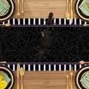 2 x Halloween Table Runner Halloween Decorations for Home Kitchen Dining Halloween Party Decorations 13x72 Inch