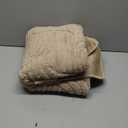 23-Inch Quilted Recliner Cover, Brown Rabbit Fur Lazy Boy Chair Protector, Washable Fabric Slipcover for Pets and Kids, Suitable for Chaise Lounges and Furniture