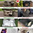 Indestructible Heated Cat House for Outside Cats Winter, 100% Weatherproof, Safe Escape Door, Insulated Outdoor Cat Shelter with Heater for Feral Barn Cat Kitty (Desert Camouflage, 13"x17"x12.6")