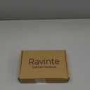 Ravinte 20 Pack Brass 3 Inch Hole Center Champagne Gold Handles Square Cabinet Hardware Stainless Steel Pulls for Kitchen Cupboard Drawers 5 Inch Overall Length (3" Hole Center)
